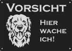 Golden Retriever | Aluminium Warnschild